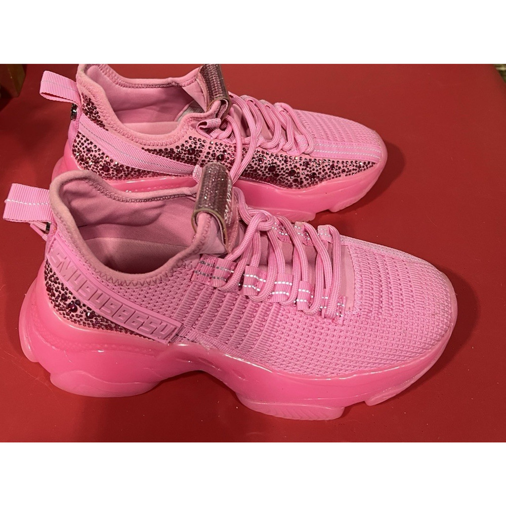 Steve Madden Women's Maxima (MAXI08S1) Pink Sneaker Sz 7.5M - Picture 4 of 6